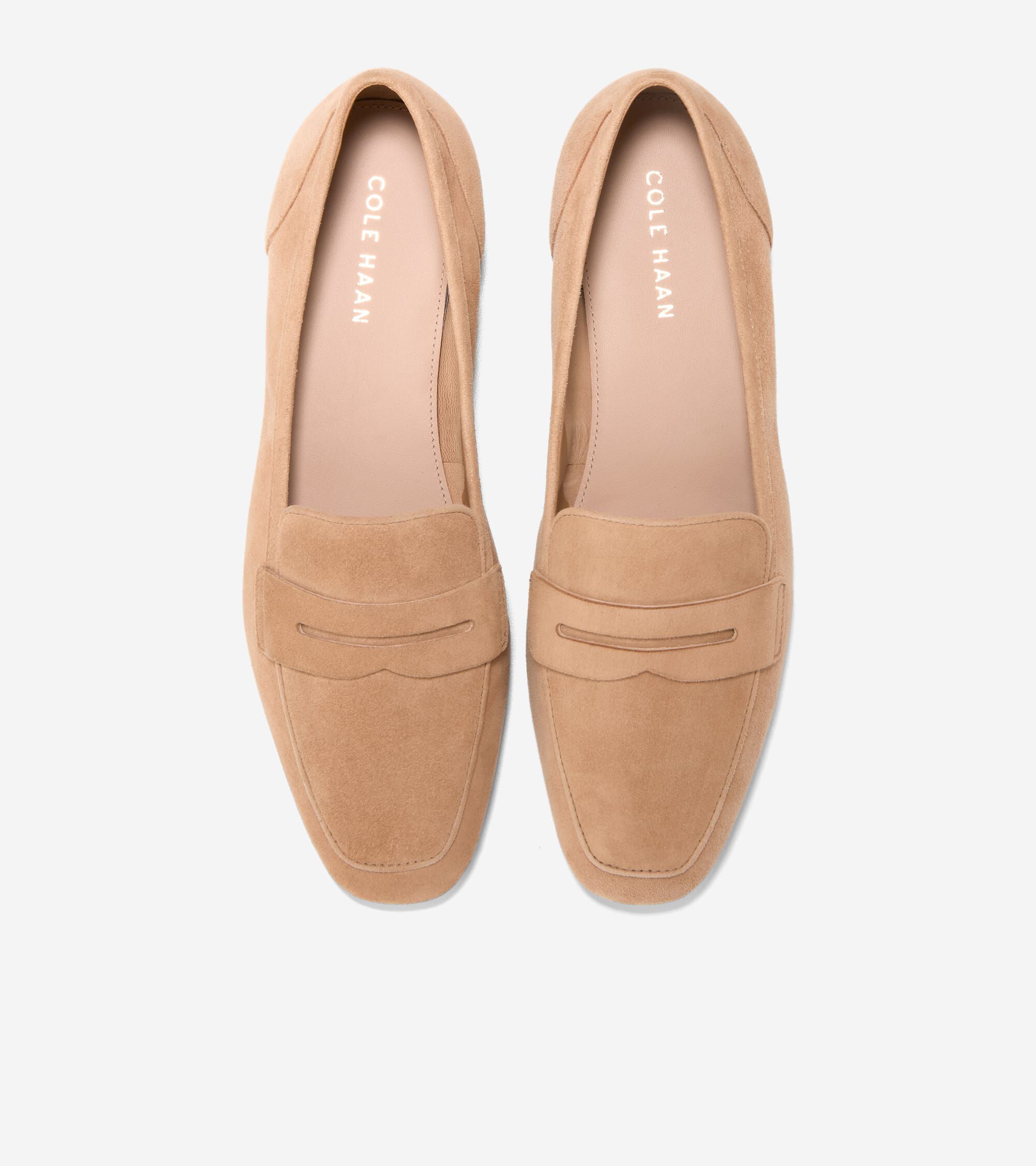 Women s Tarese Soft Penny Loafers in Medium Beige Cole Haan